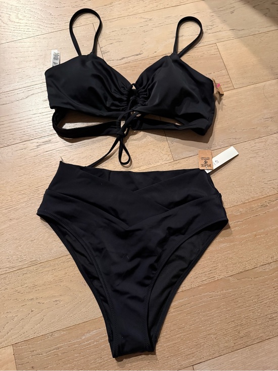PINK Victoria's Secret Other - NWT VS Pink Bikini size large | black wrap bikini resort wear vacation